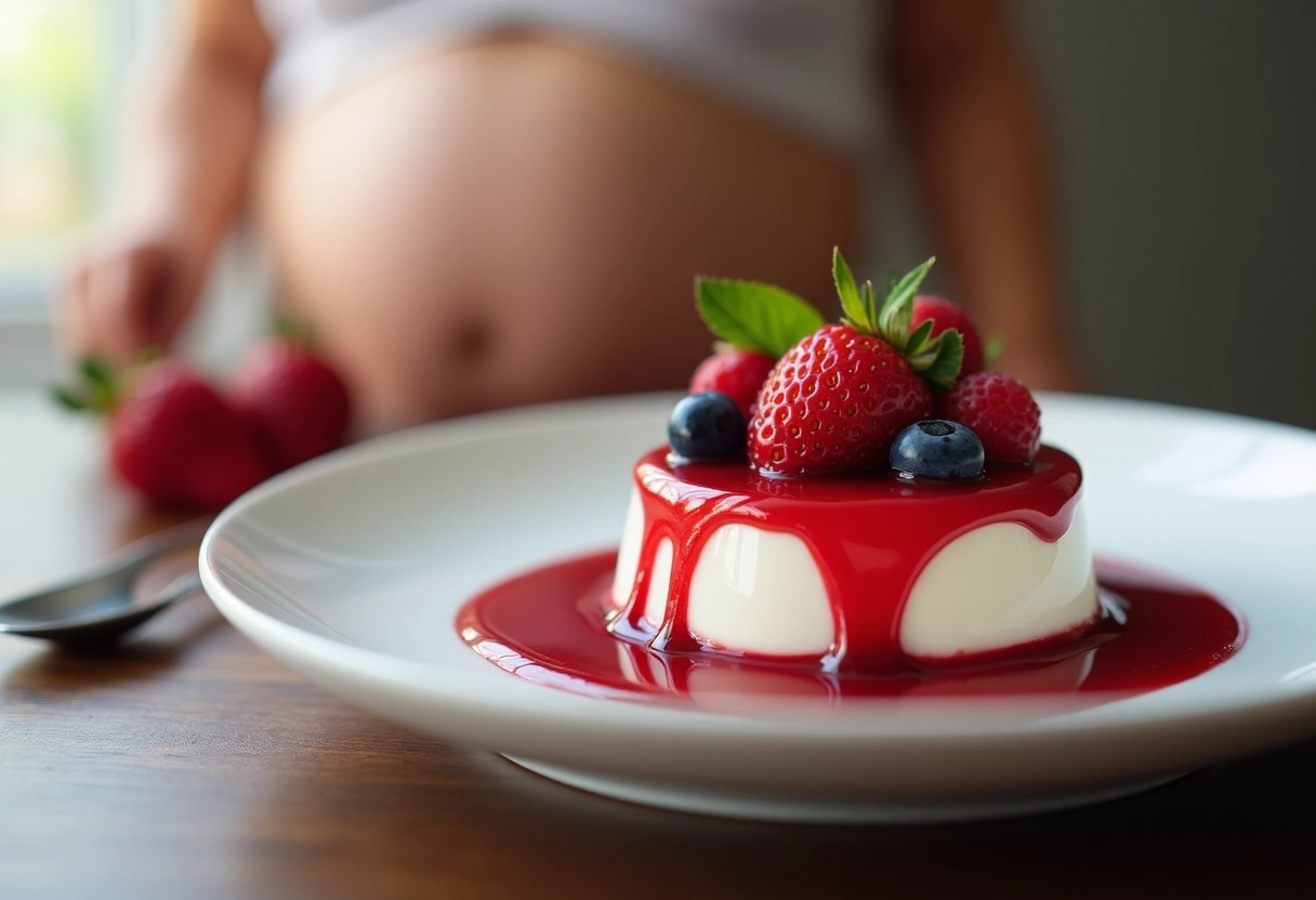 panna cotta  grossesse