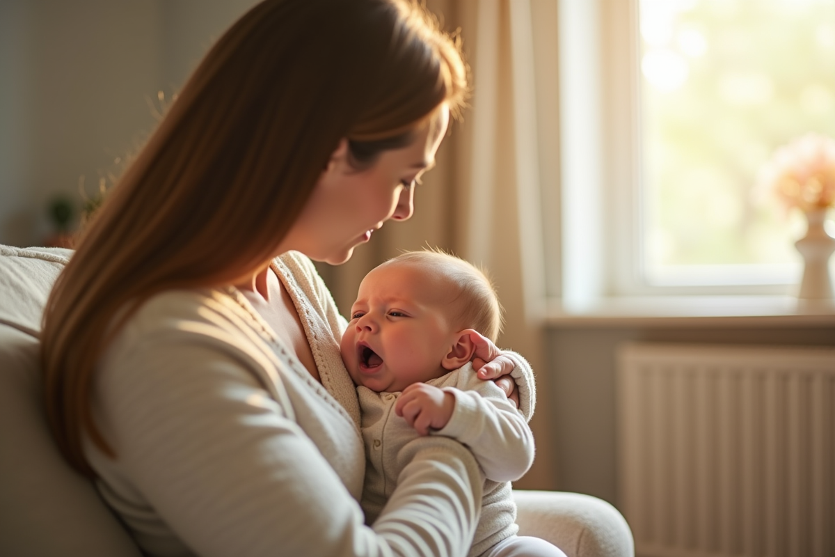 bébé stressé